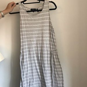 Theory Women’s Safira Persina Fine Stripe Dress